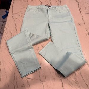 Makers of True Originals Mint Green Skinny Jeans Size 31 Pastel Stretch